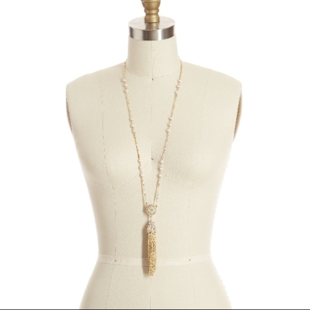 Bay to baubles tassel drop necklace